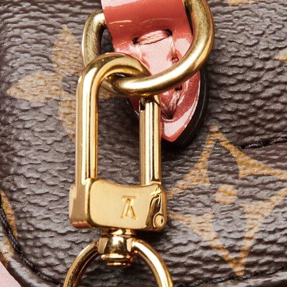 Louis Vuitton Monogram Coated Canvas and Rose Vernis Hot Springs Backpack Bag - Picture 8 of 12